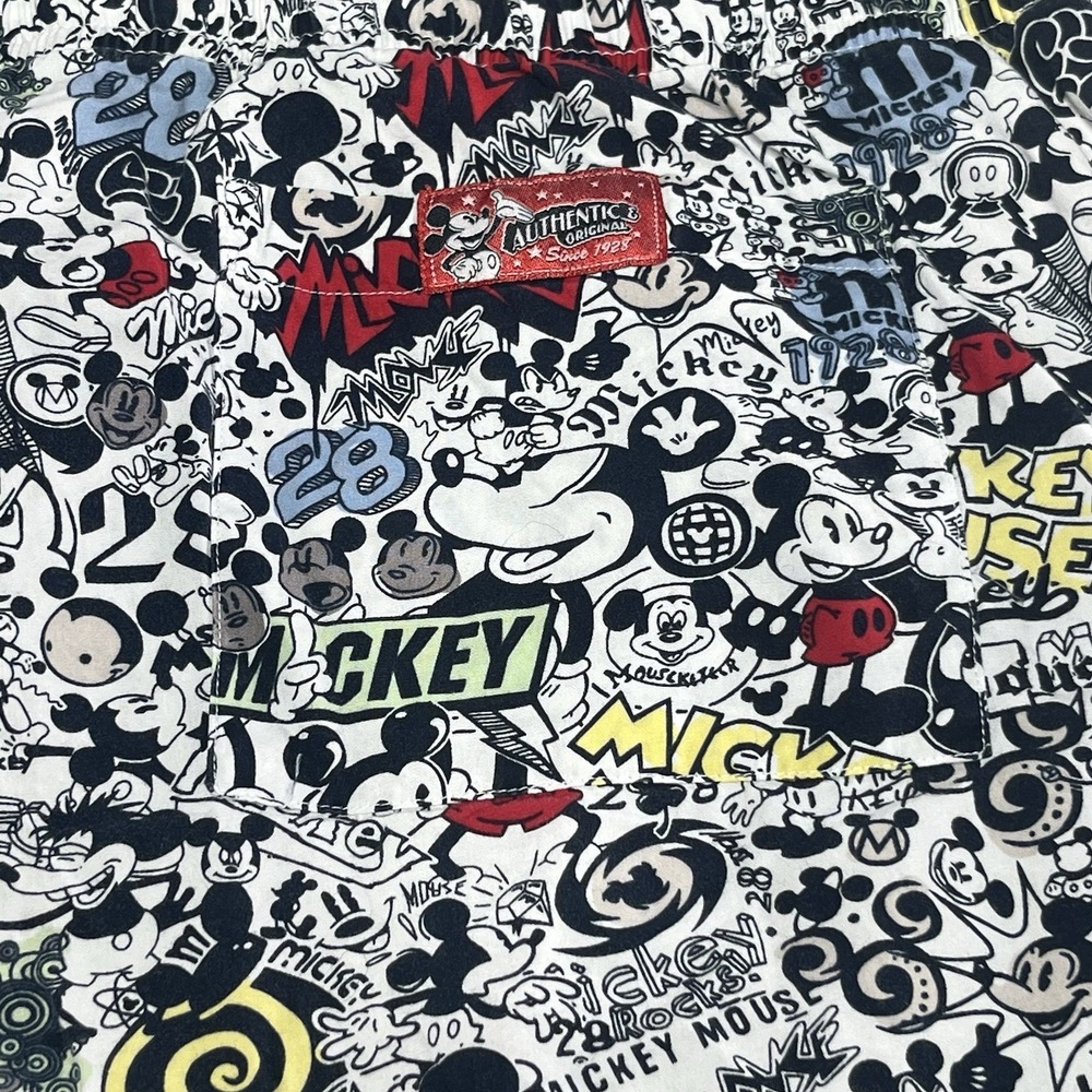 Disney Parks Authentic Mickey Mouse "Through The Years" Comic Pajama Pants XXL - Picture 10 of 16